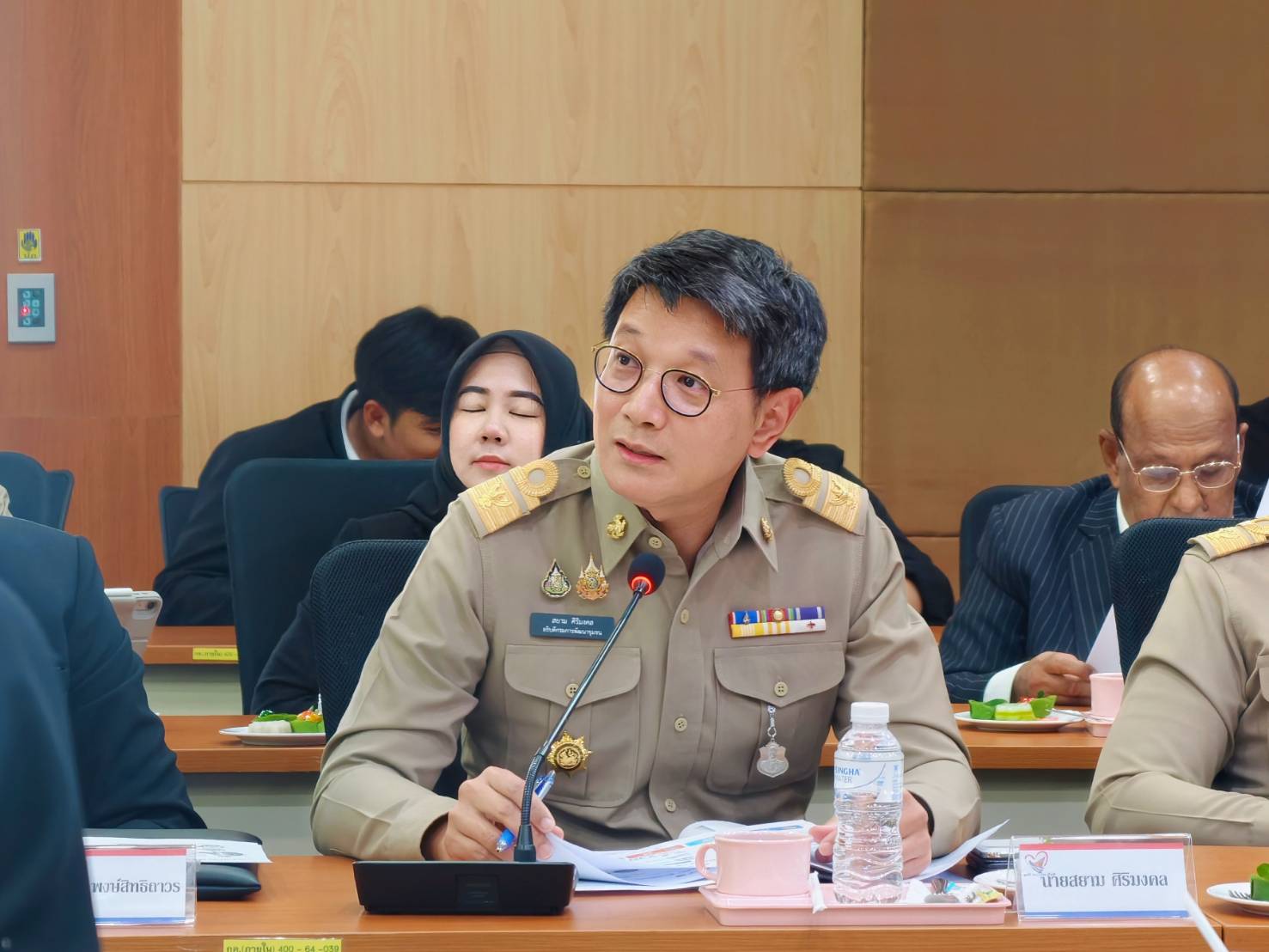 พช.ร่วมประชุมสามัญประจำปี คณะกรรมการบริหารมูลนิธิ "สานใจไทย สู่ใจใต้" 