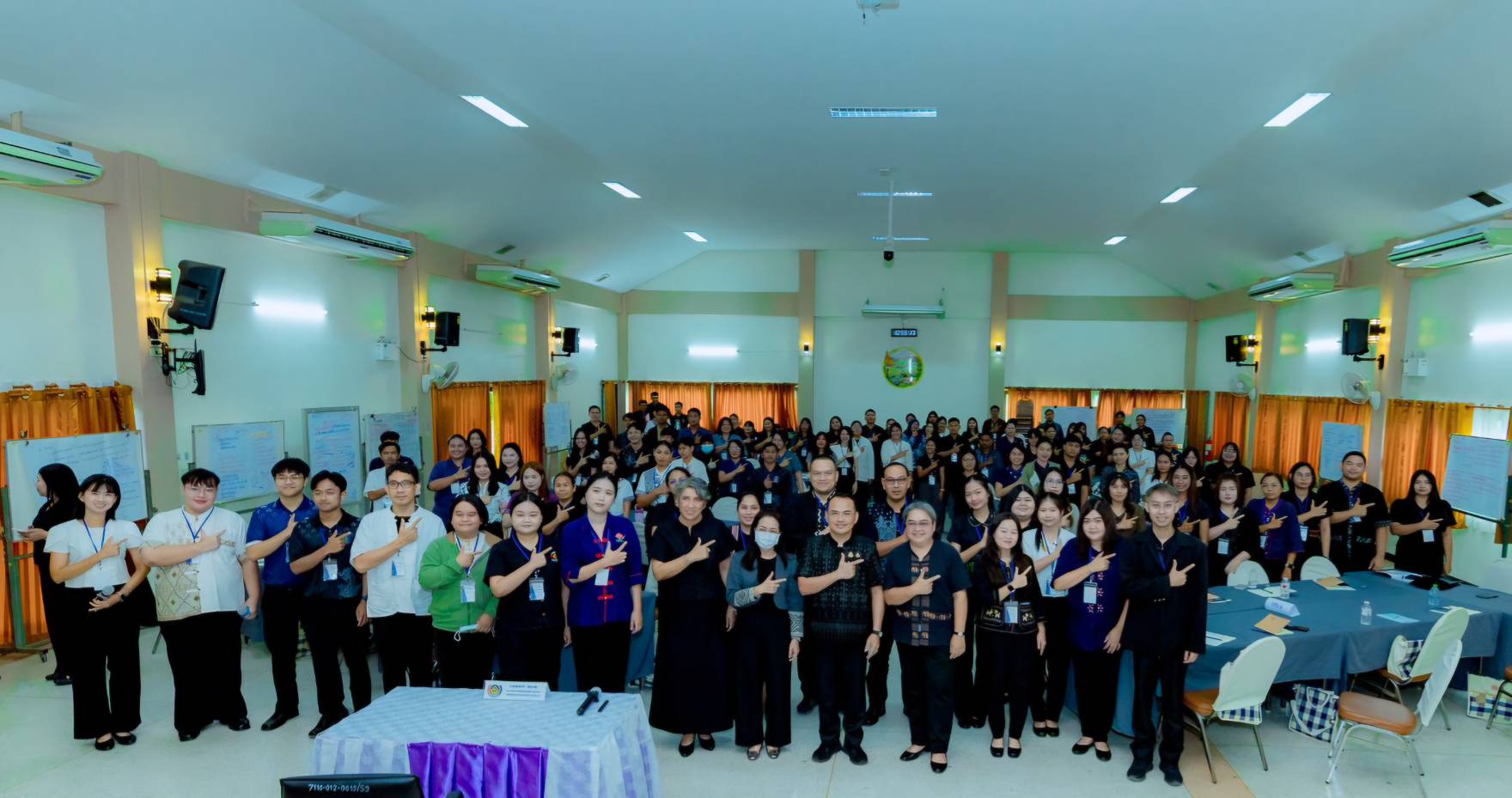 สำนักเสริมสร้างความเข้มแข็งชุมชน ร่วมกับศูนย์ศึกษาและพัฒนาชุมชนสระบุรี ขับเคลื่อนกิจกรรมการฝึกอบรมหลักสูตรก่อนปฏิบัติงานอาสาพัฒนา (อสพ.) รุ่น 78 